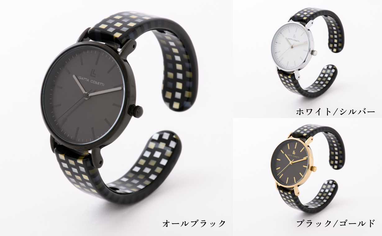 モザイクカラー／鮮やかな色合いを重ねた華やかなパターン