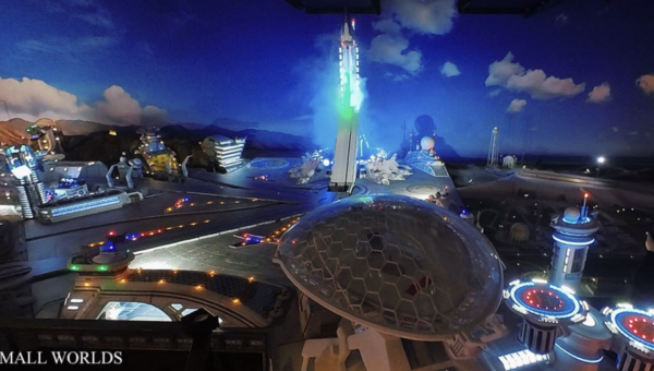 ～ロケットや飛行機がエンジン音や振動・煙と共に飛び立つ～凄腕職人集団が製作！圧巻の“動くミニチュア”が大人気！「ミニチュアミュージアム　スモールワールズTOKYO」※施設内のロケ、ミニチュア職人への取材が可能です！
