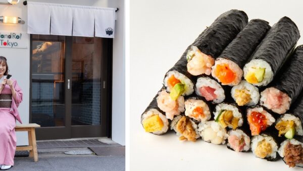 賞味期限5分！前代未聞のパリパリ食感巻きずしが大人気！専用マシン＆粉末醤油で魅惑の食感を実現！ 口コミ評価4.8の巻きずし専門店「Hand Roll Tokyo」＠浅草 ※店舗ロケ・試食ロケ、仕掛け人の寺北氏への取材が可能です！