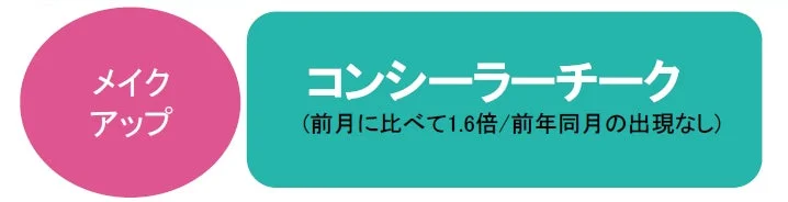 コンシーラーチークトレンドデータ