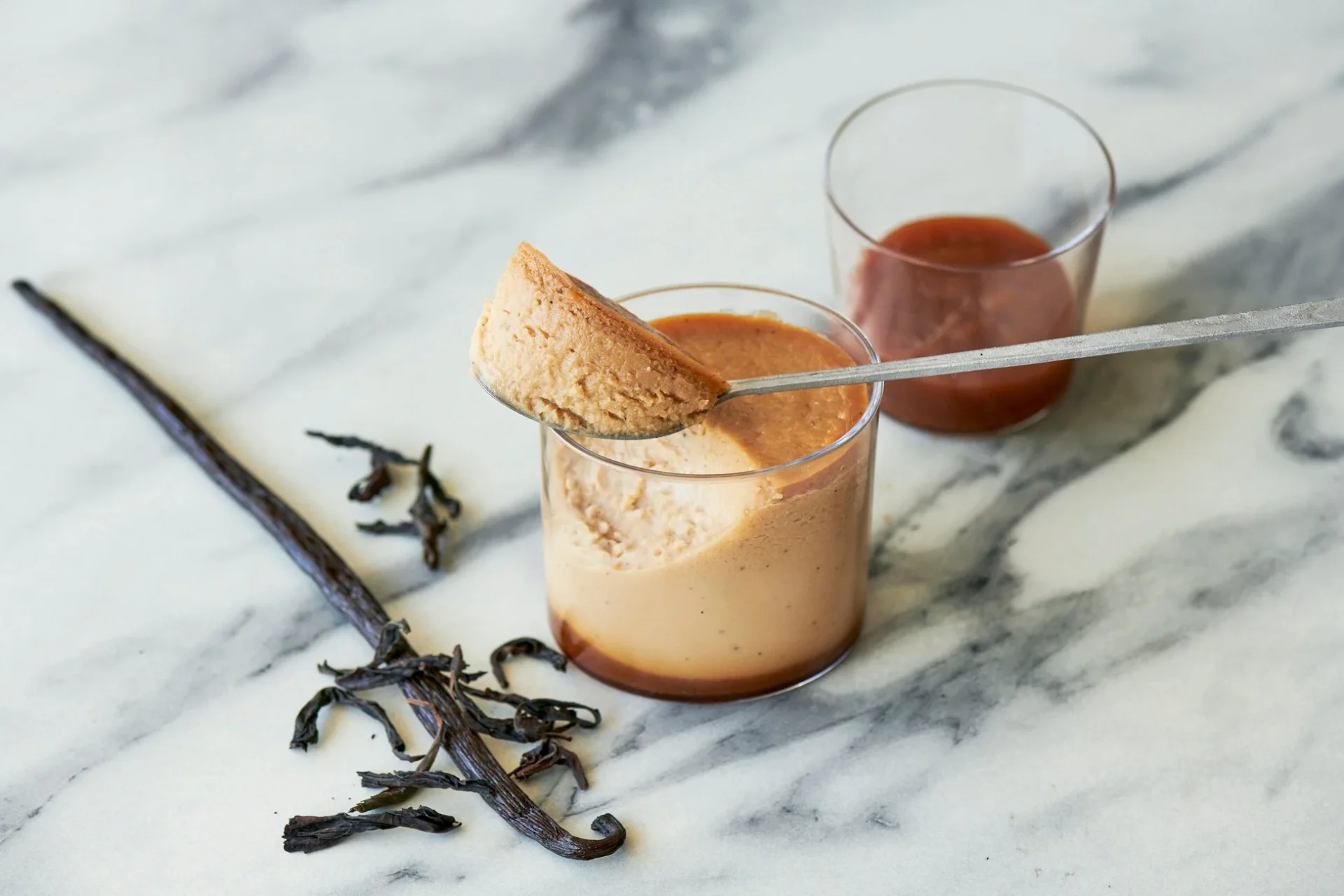 グラスに入ったNama Caramel