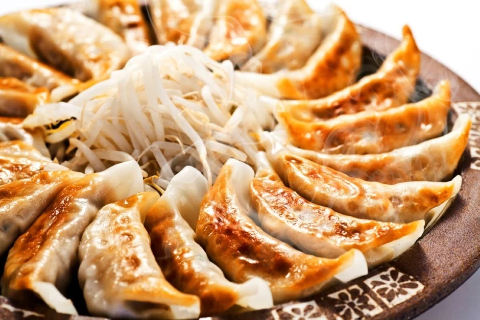 焼き色のついた浜松餃子