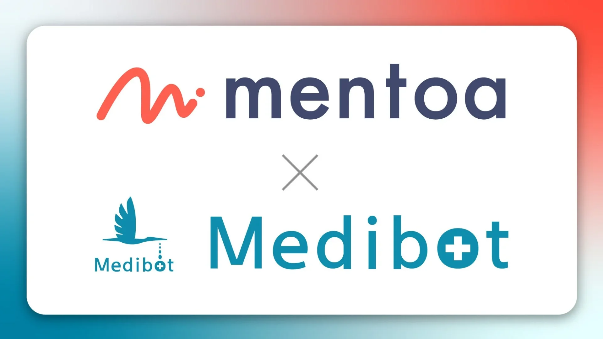 mentoaとMedibotのロゴ