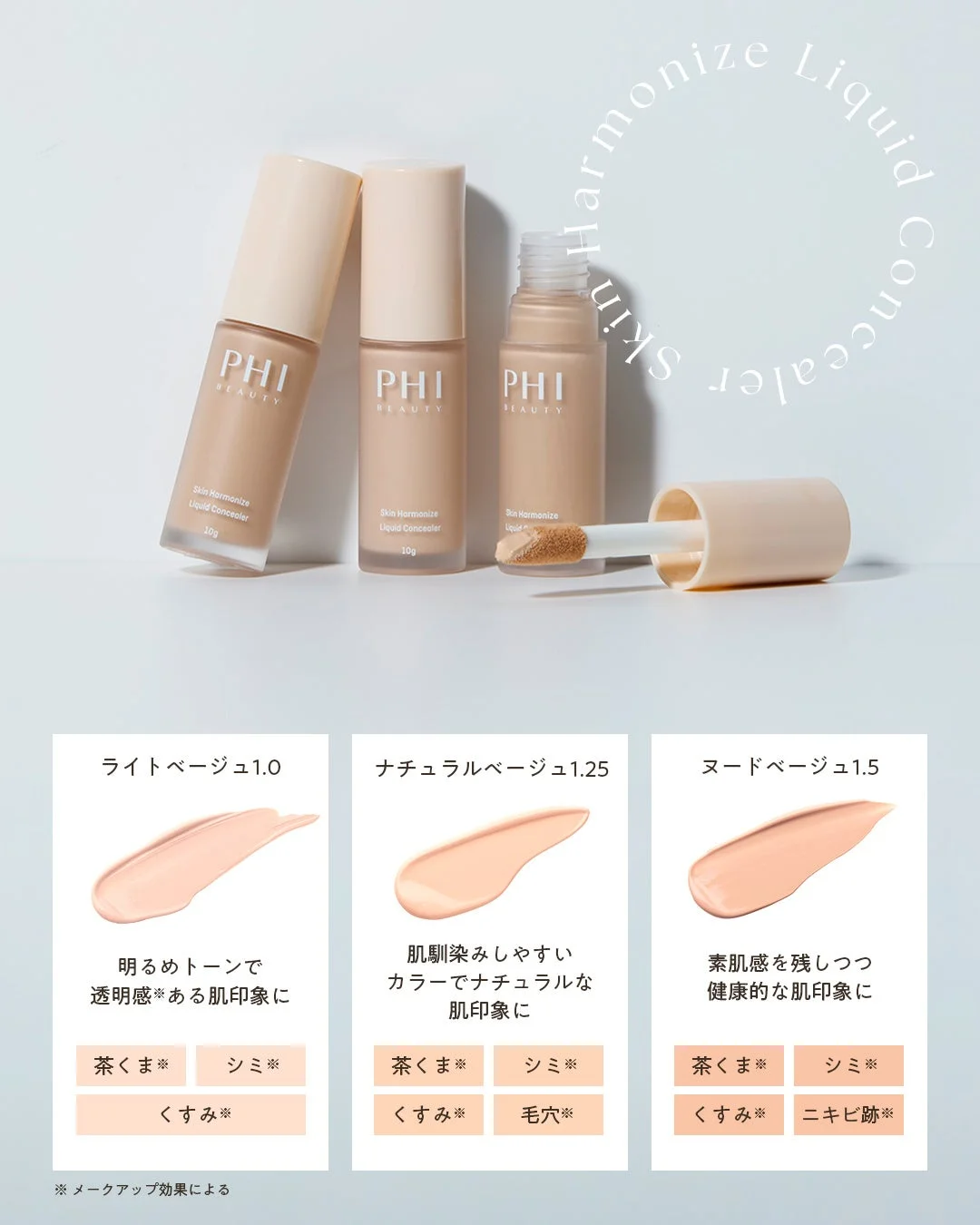 スキンハーモナイズリキッドコンシーラーの説明画像