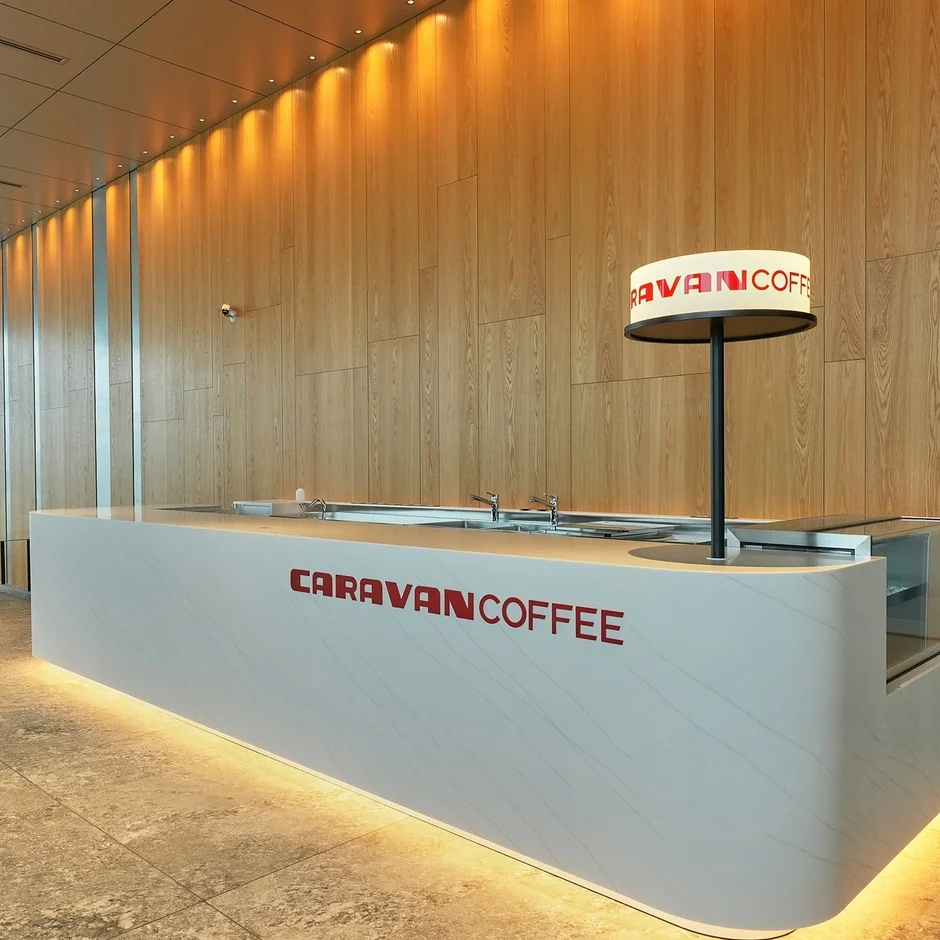 CARAVAN COFFEEのカフェカウンター