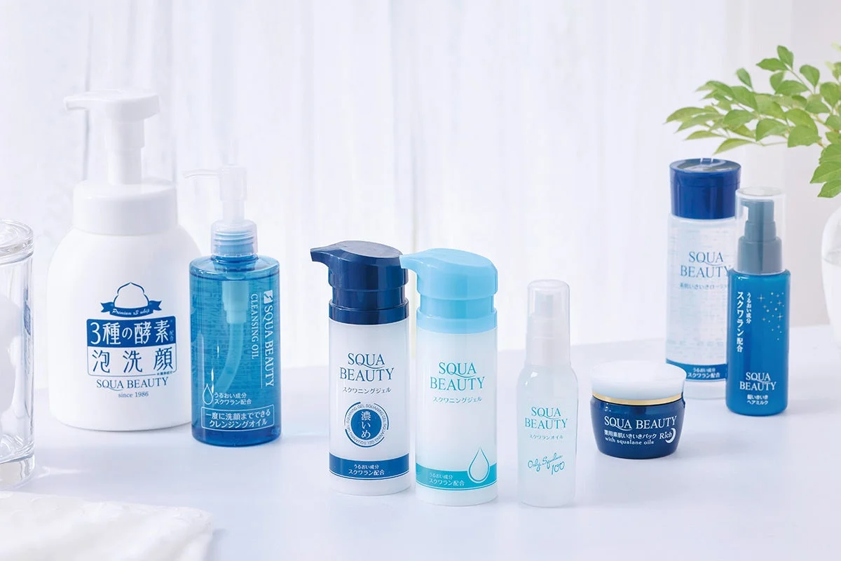 SQUA BEAUTYブランドのスキンケア製品