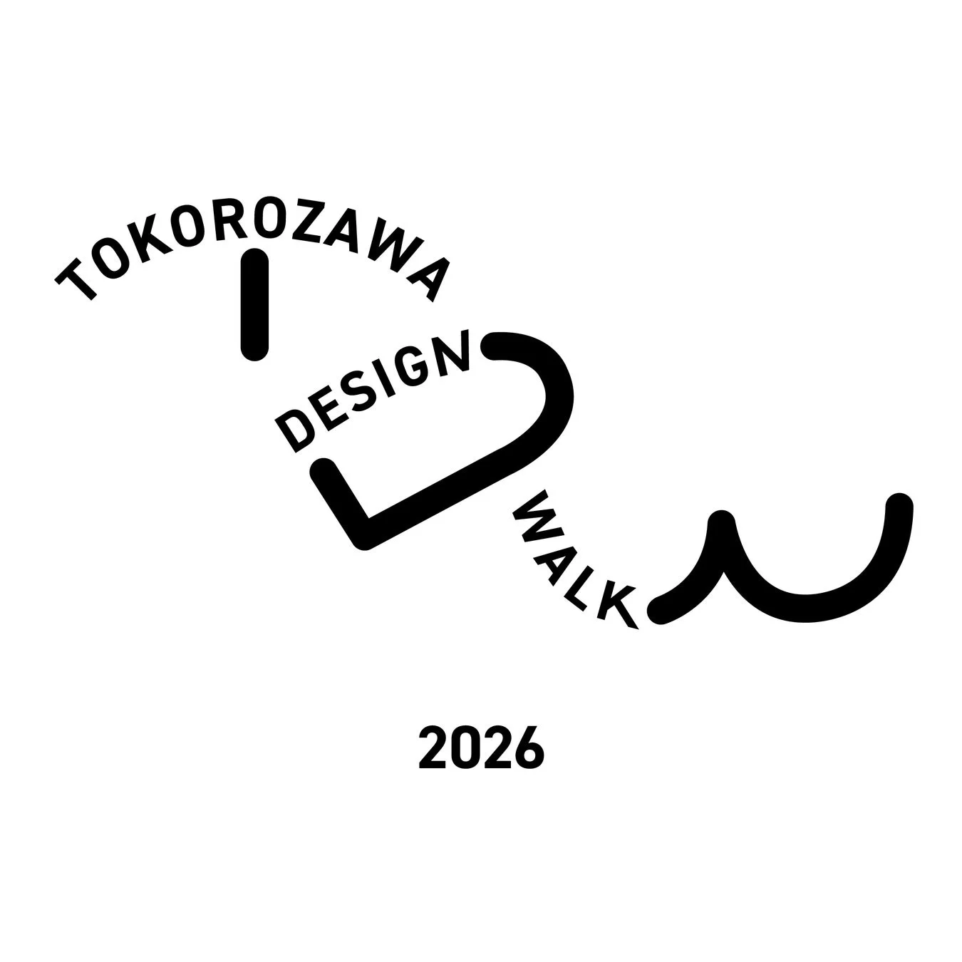 TOKOROZAWA DESIGN WALKロゴ