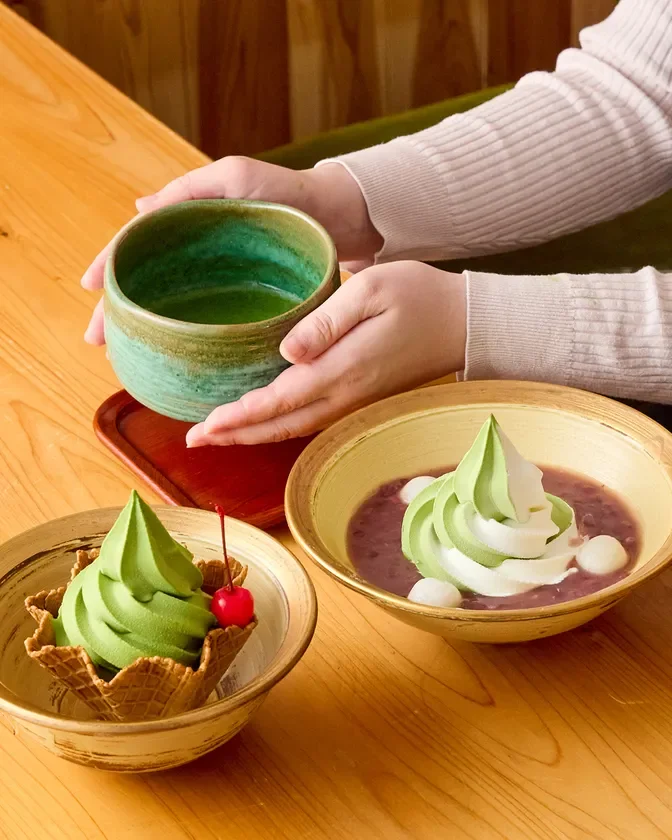 抹茶と和甘味のセット