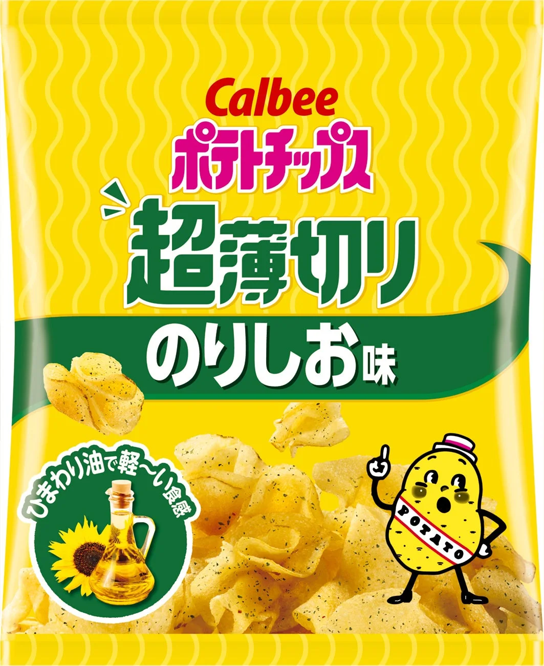 ポテトチップス 超薄切り のりしお味