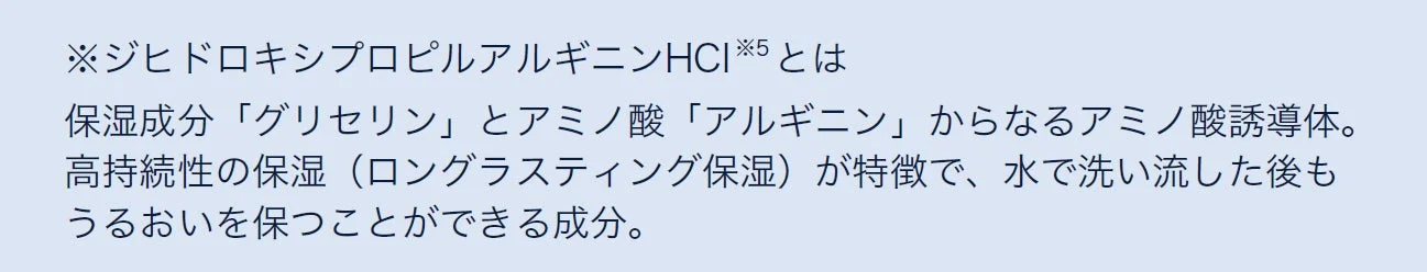 ジヒドロキシプロピルアルギニンHClの説明