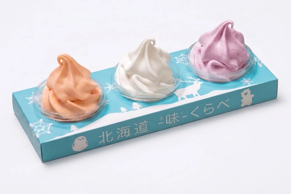 ソフトクリーム食べ比べ
