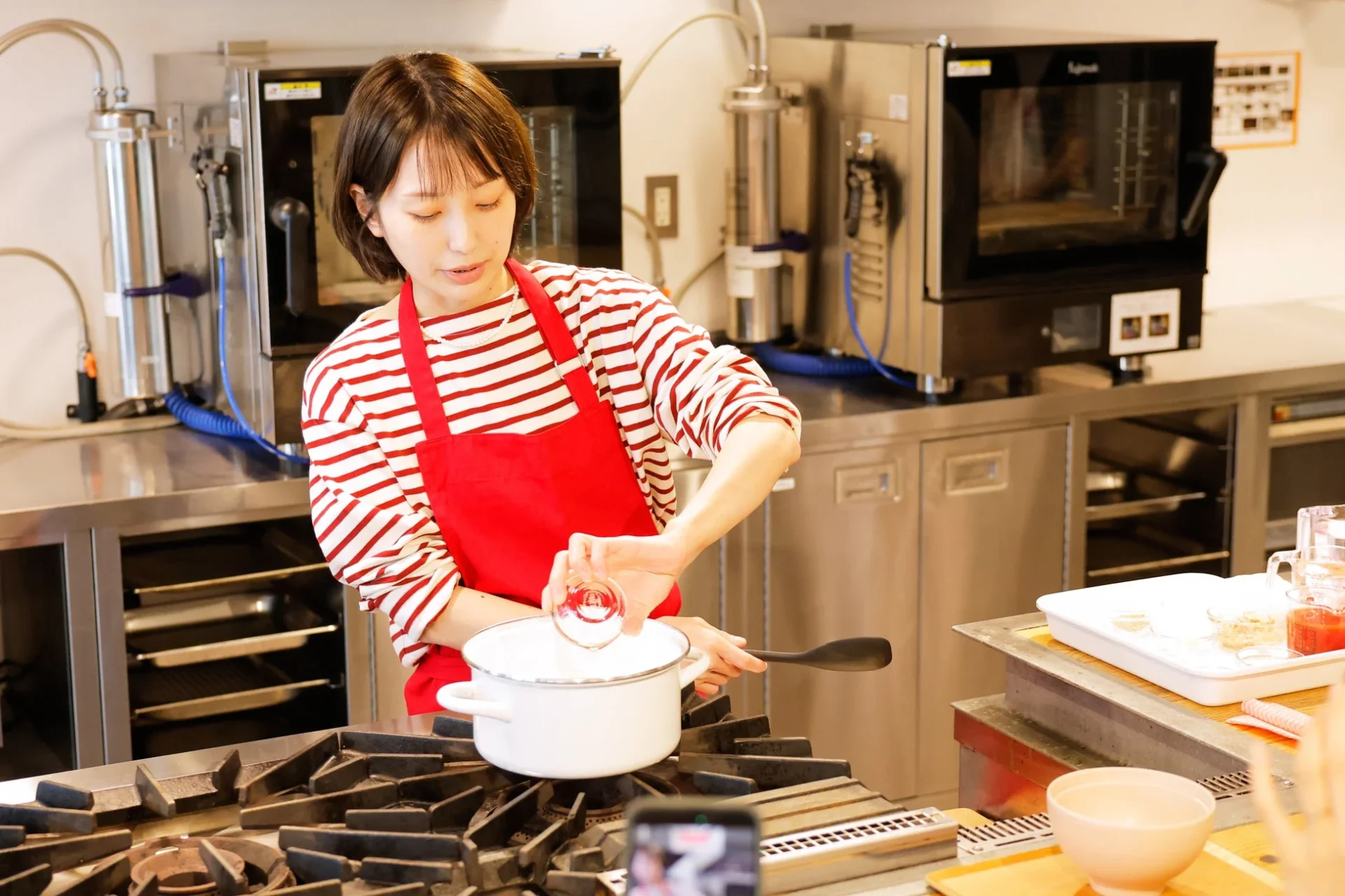 長谷川あかりさんの料理実演