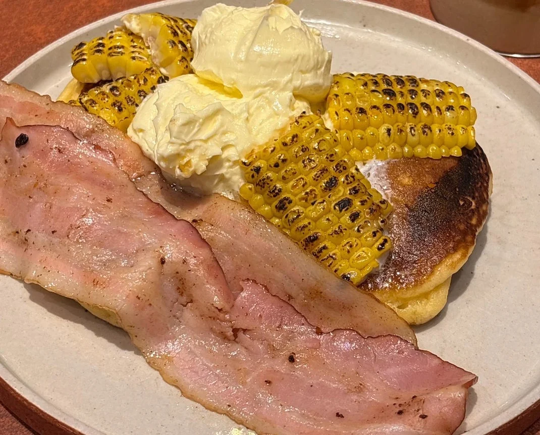 とうもろこしのパンケーキアップ