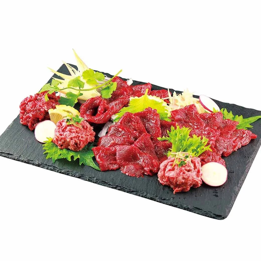 国産馬刺し3種スライスセット