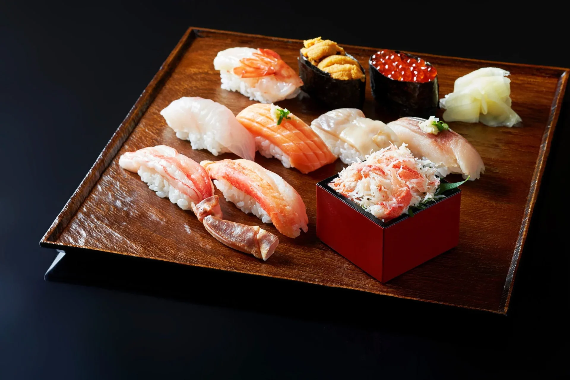 3種のカニ食べ比べ10貫握りセット