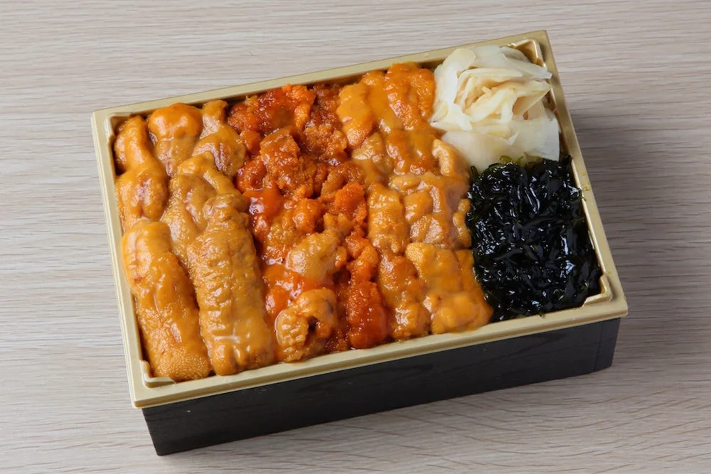 ムラサキうに・バフンうに食べ比べ弁当