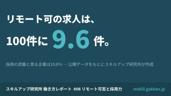 「リモート可」求人は100件に約1割の希少性！企業と求職者のギャップを埋める採用戦略とバーチャルオフィスの可能性