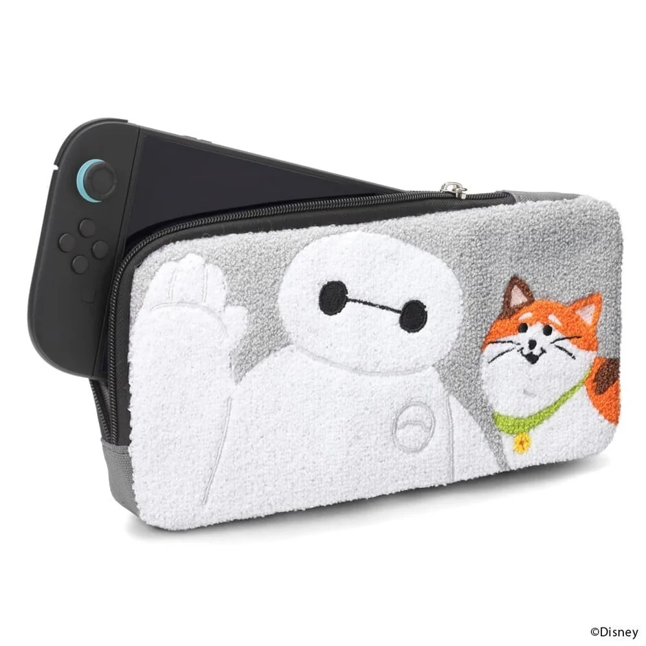 ベイマックスのポーチにNintendo Switchを収納した例