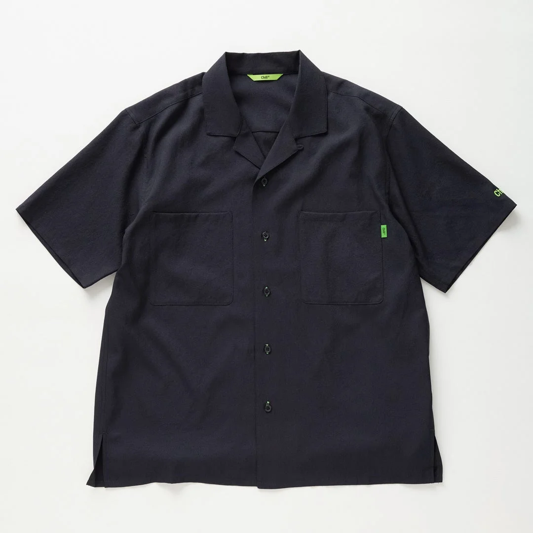 AirTech Flow Open Collar Half Shirt