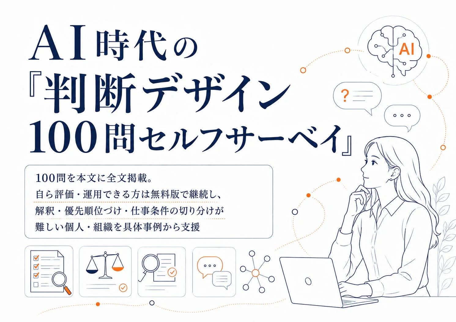 AI時代の判断デザイン100問セルフサーベイの案内