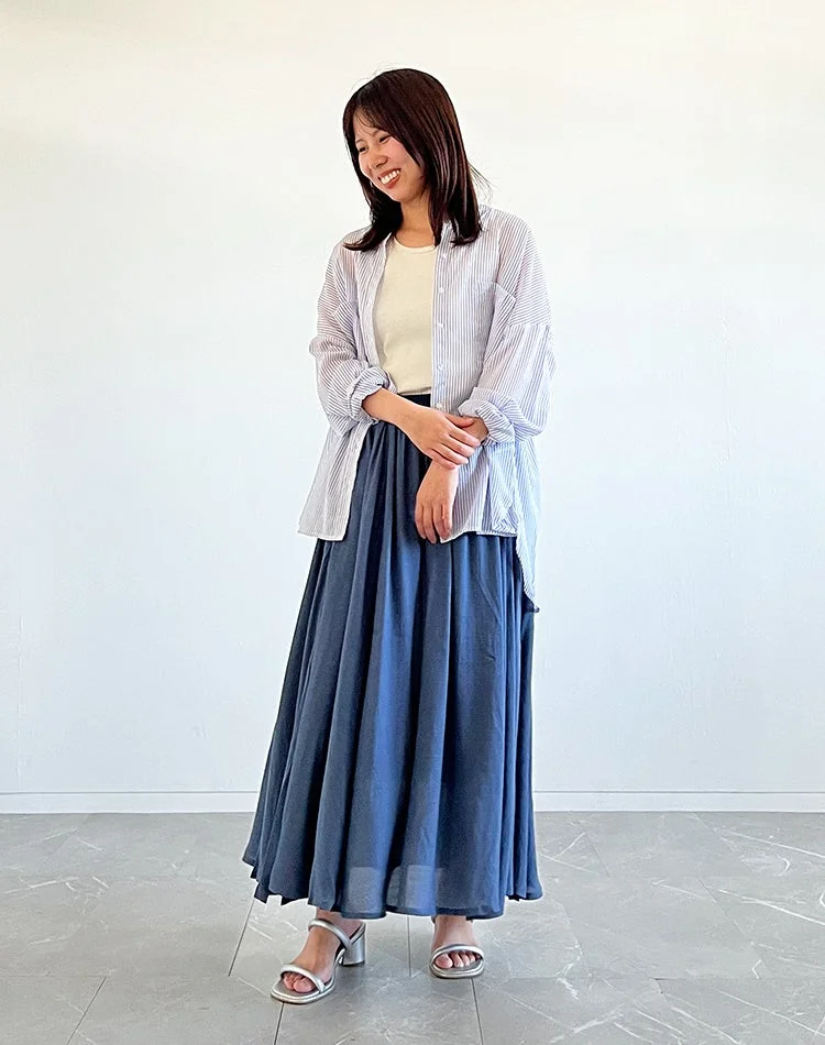 軽羽織 夏コーデ