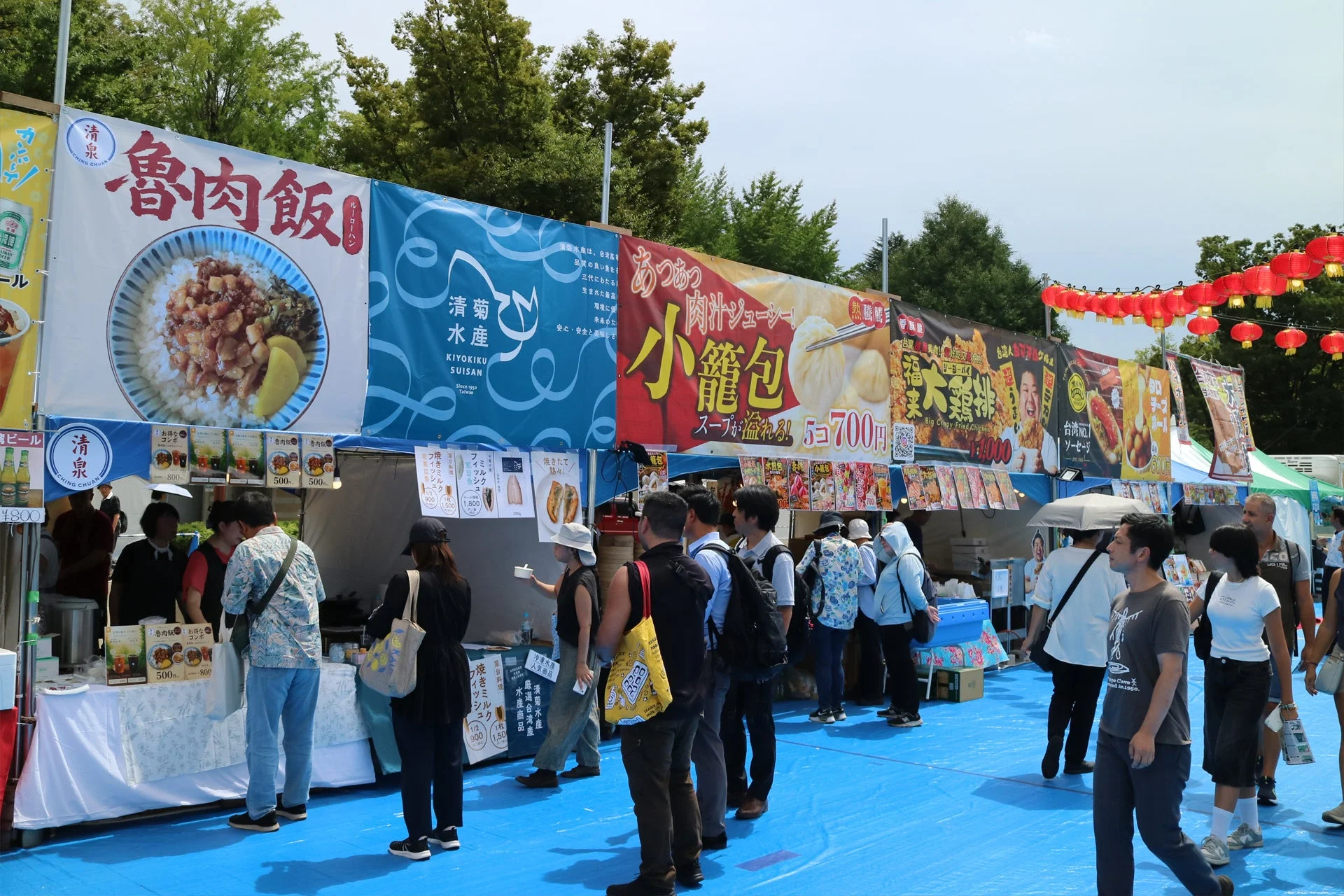 ルーローハンなどの屋台料理