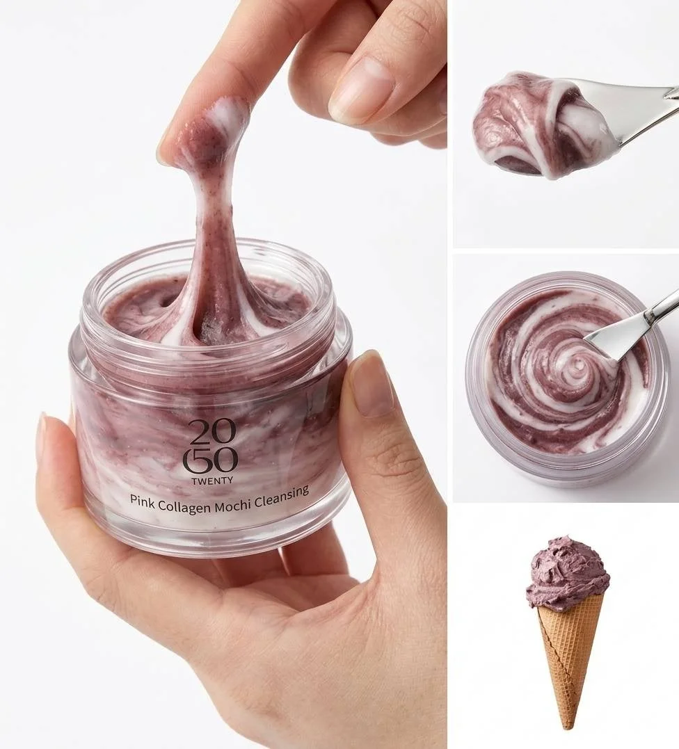Pink Collagen Mochi Cleansing
