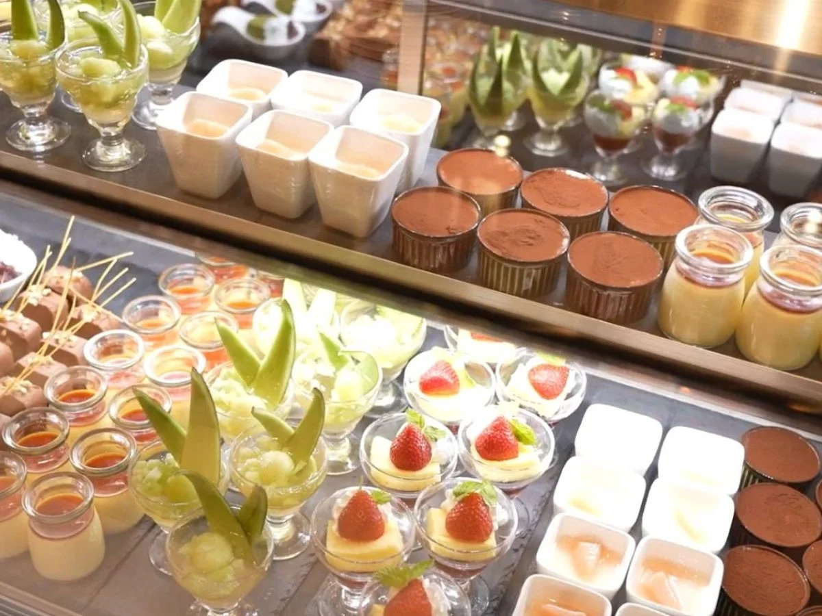 ショーケースに並ぶドルチェ