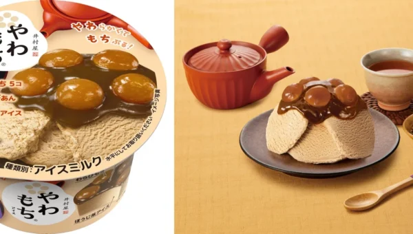 【季節限定】シリーズ初の黒糖わらびもち！井村屋「やわもちアイス ほうじ茶わらび」が登場！