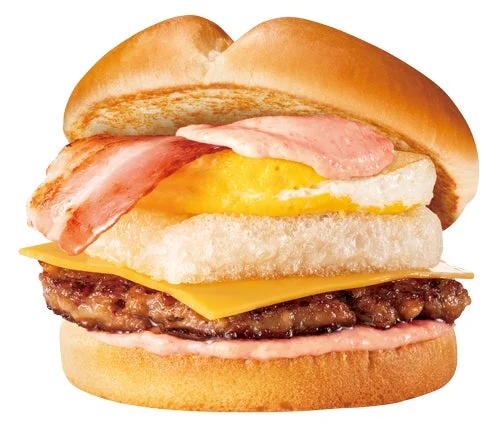 めんたい月見もっち®スマッシュバーガー