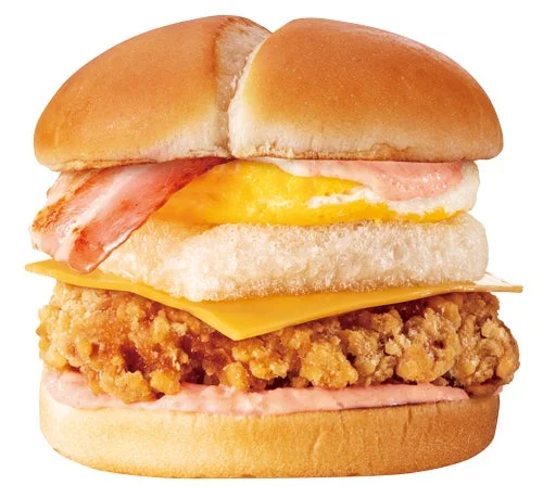 めんたい月見もっち®チキン竜田バーガー