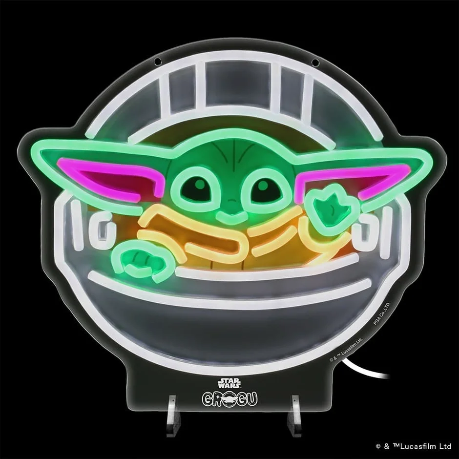 乗り物に乗ったグローグーネオンサイン