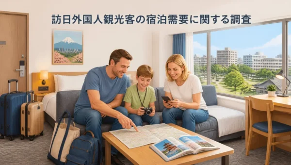 ホテルは“泊まる場所”から“旅の体験”へ！訪日外国人の約半数が「旅行体験の一部」と回答、長期滞在の最新トレンドとは