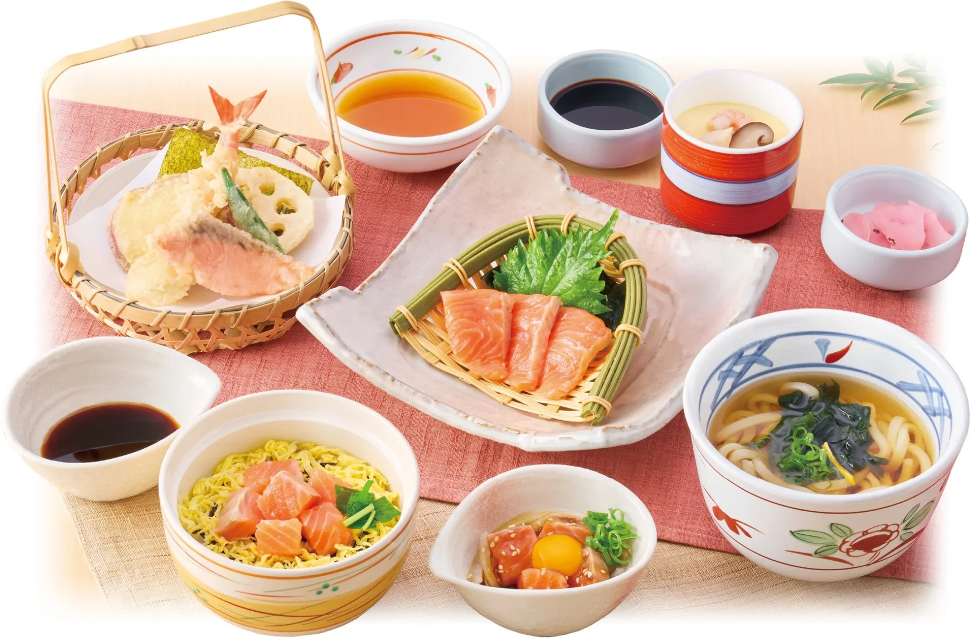 サーモンづくし御膳
