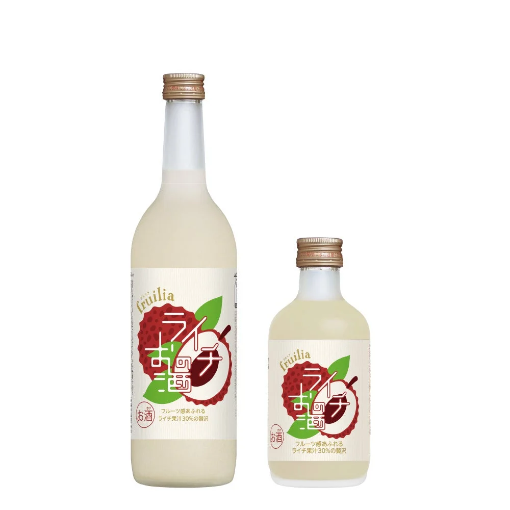 ライチのお酒ボトル