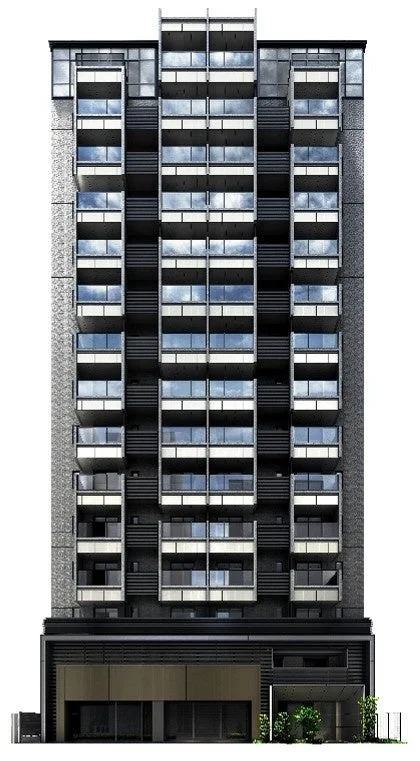 高層マンションの外観