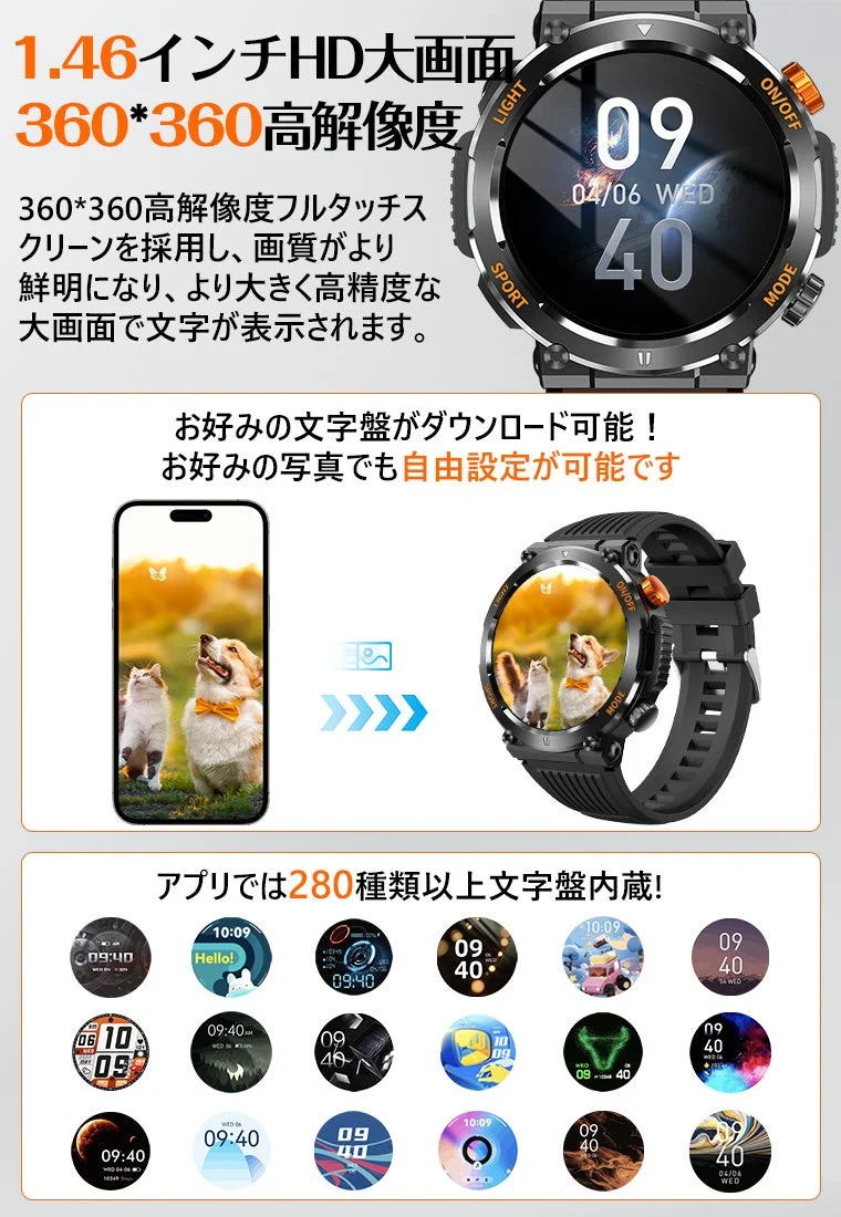 大画面とバッテリー