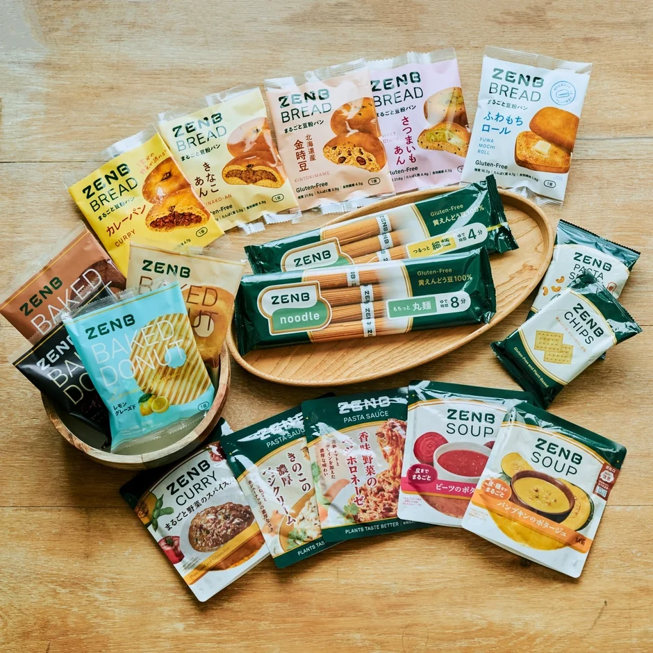 ZENB商品のラインナップ
