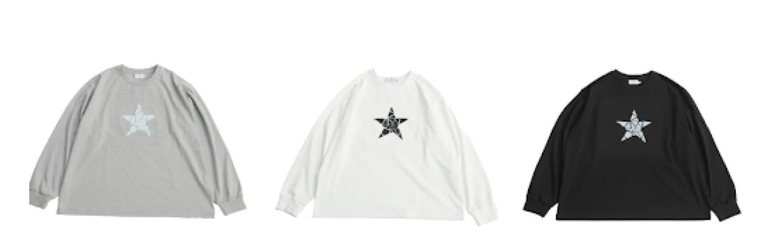 KAKERA ONE STAR LONG SLEEVE TEE