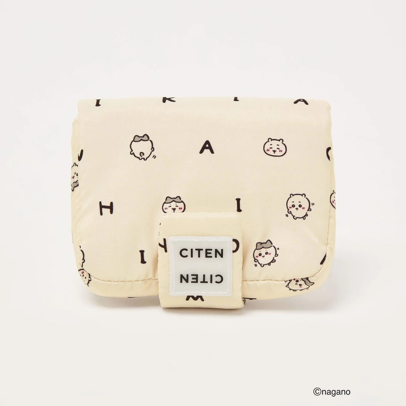 ちいかわ CITEN ミラー付きポーチ（オフホワイト）
