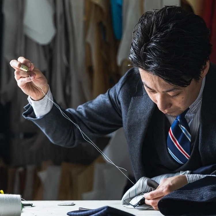 仕立て屋の手元
