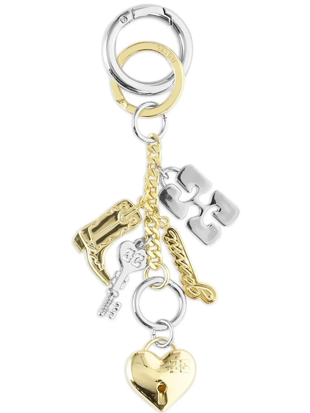 Ganni Bou Charms キーリング