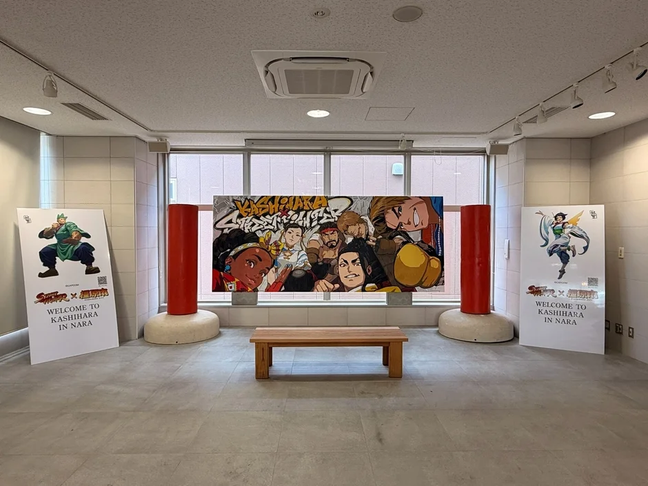 ストリートファイターコラボ展示