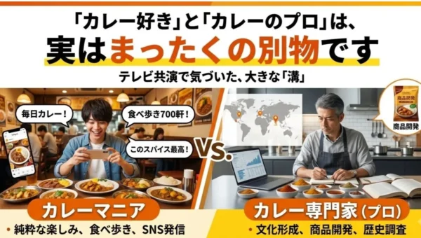 「カレーマニア」と「カレー専門家」はココが違う！あなたのカレー愛が次のステージへ進化する鍵とは？