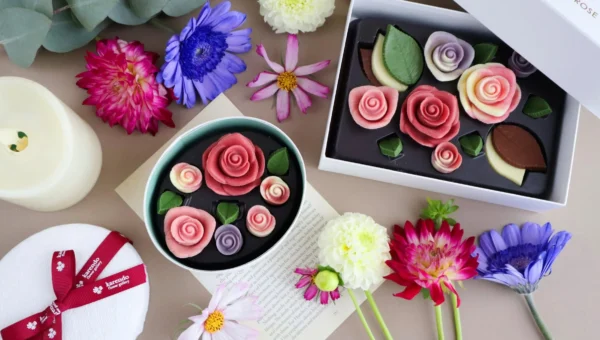 花屋発「MESSAGE de ROSE BY KARENDO」から秋の華やかさを贈るダリア着想チョコレートが新登場！