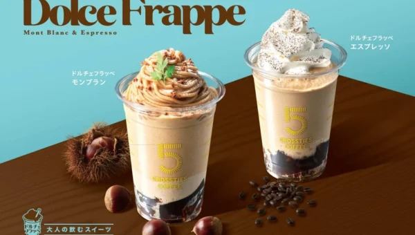 5 CROSSTIES COFFEEから「大人の飲むスイーツ ドルチェフラッペ」2種が新登場！秋の味覚モンブランと定番エスプレッソ