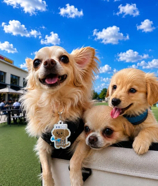 愛犬とのお出かけ風景