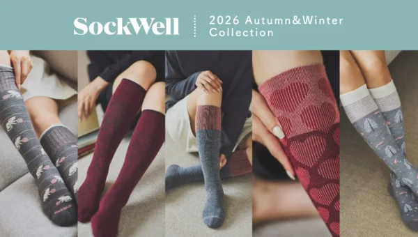秋冬の足元を快適に彩る！Sockwellが2026年秋冬新作コレクションと新「WORK COMPRESSION」シリーズを発表