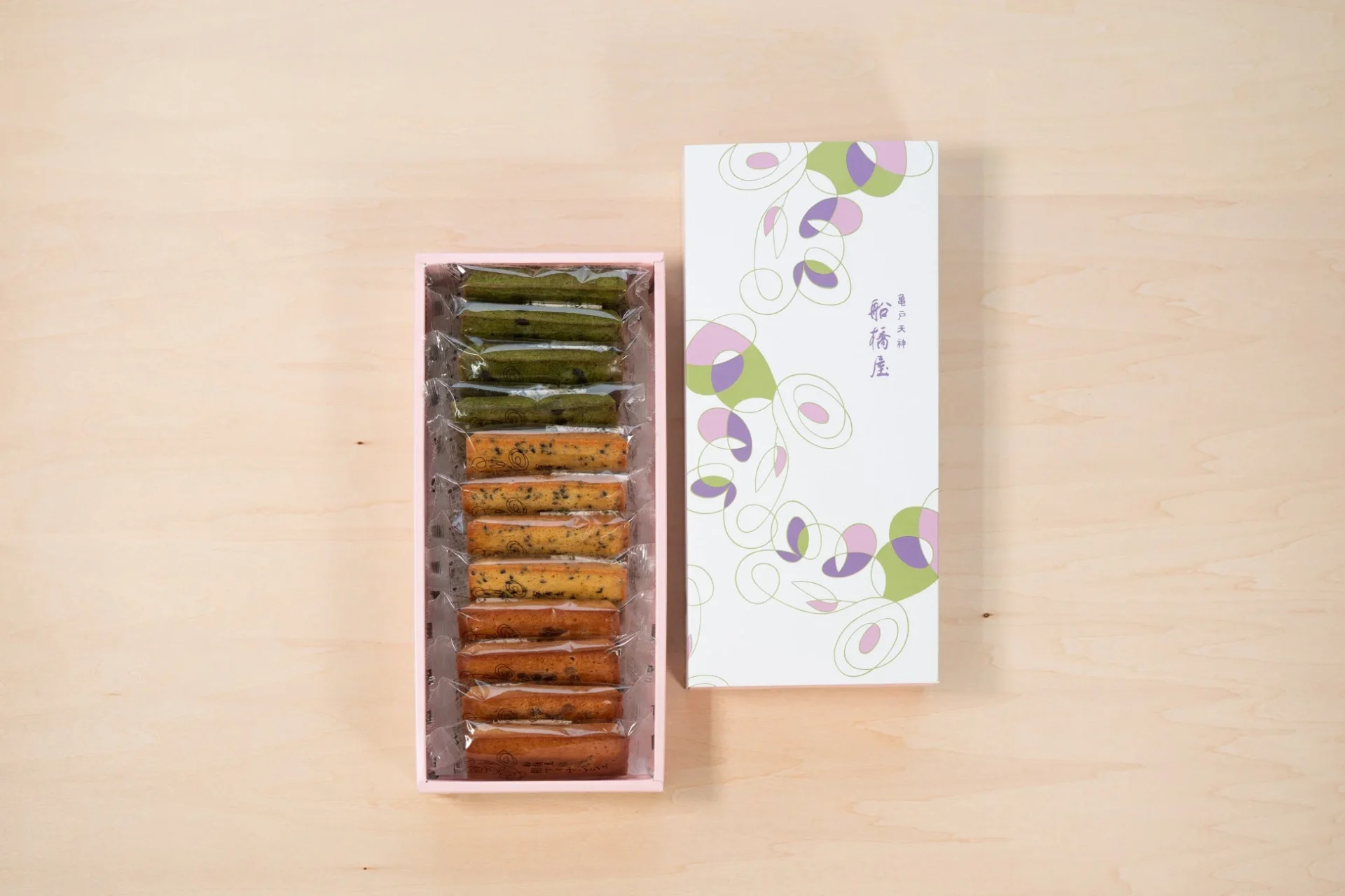 焼き菓子、フィナンシェ、抹茶、洋菓子、ギフト、お土産、スイーツ、船橋屋、亀戸天神、箱菓子