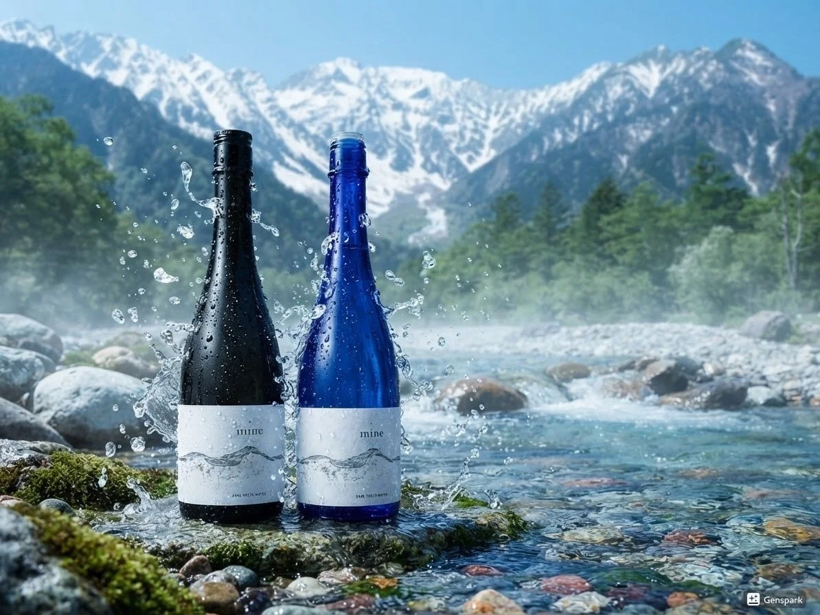 mine PURE WHITE WATER mine PURE BLUE WATER